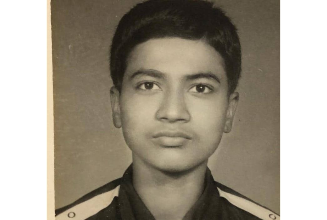 बाल्यकालमा सुनिल झा 